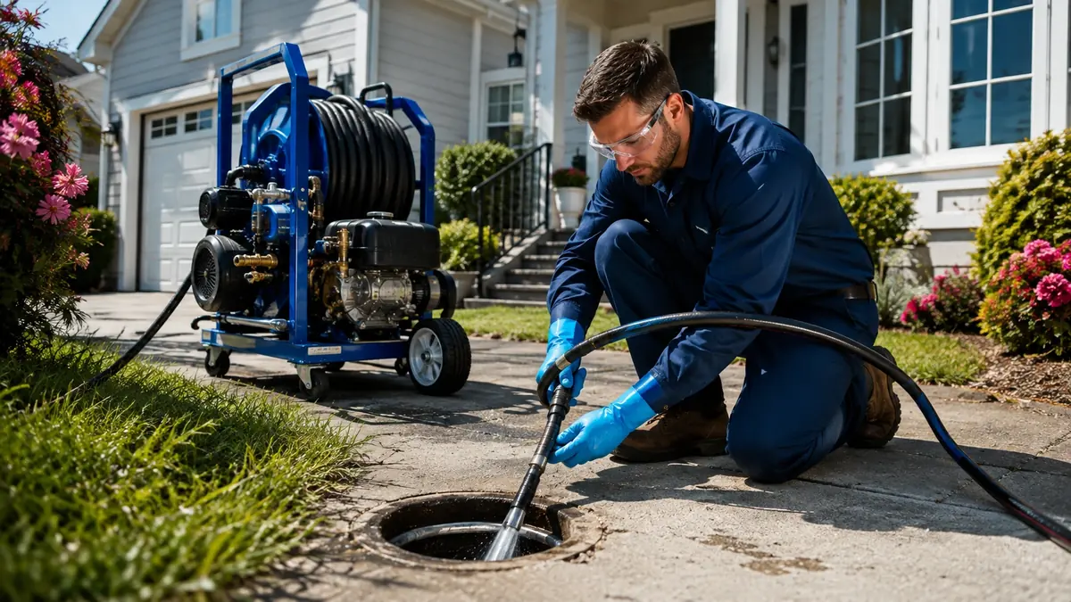 Residential Hydro Jet Drain Cleaning in Yucca Valley